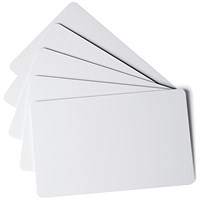 Durable Duracard Standard Blank Cards, 54x87mm, White, Pack of 100