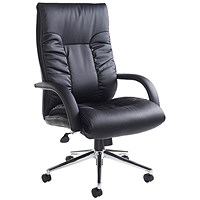 Derby Executive Soft Leather Chair - Black