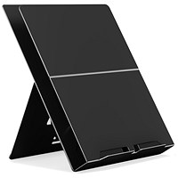 Standivarius Etra Premium Ergonomic Laptop Stand with Pivotable Document Holder, Black