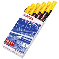 Edding 790 Paint Marker Folding Box, Yellow, Pack of 10