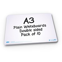 Show-me Drywipe Plain Boards, A3, Pack of 10