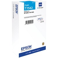 Epson T7542 DURABrite Pro Ink Cartridge Extra High Yield Cyan C13T754240