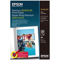 Epson A4 Semi Gloss Photo 20 Sheets - C13S041332