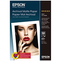 Epson A3 Plus Archival Matte Paper 50 Sheets - C13S041340