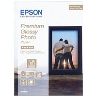 Epson Glossy Photo 13 x 18cm 30 Sheets - C13S042154