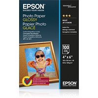 Epson Glossy Photo Paper 10 x 15cm 100 Sheets - C13S042548