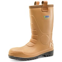 Beeswift Euro Rigger Boots, Tan, 10.5