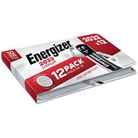 Energizer Lithium 2032 Coin Cell Batteries, Pack of 12