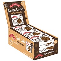 Patersons Triple Chocolate Giant Cookie, 60g, Pack of 18