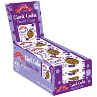 Patersons Chocolate Fudge Giant Cookie, 60g, Pack of 18