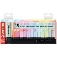 Stabilo Boss Pastel Highlighters Desk Set