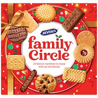 McVities Family Circle Sweet Biscuit Assortment