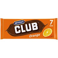 McVities Club Orange Biscuit Bars