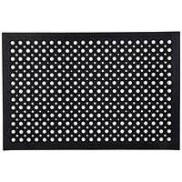 Doortex Open Top Anti-Fatigue Mat, 600x900mm, Black