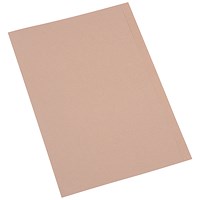 5 Star Square Cut Folders, 250gsm, Foolscap, Buff, Pack of 100