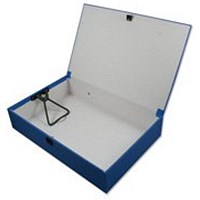 5 Star Office Classic Box File Blue (Pack of 10)