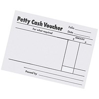 5 Star Petty Cash Pad, 160 Pages, Pack of 5