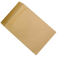 5 Star Mediumweight Pocket Manilla Envelopes, 381x254mm, Press Seal, 90gsm, Pack of 250