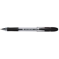 5 Star Grip Ball Pen, 0.5mm Line, Black, Pack of 12