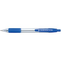 5 Star Ball Pen Retractable, Blue, Pack of 10