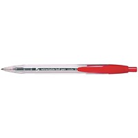 5 Star Ball Pen Retractable, Red, Pack of 10