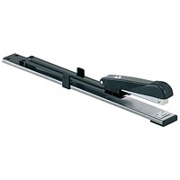 5 Star Long Arm Full Strip Stapler, 300mm Reach, Capacity: 20 Sheets, Black