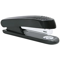 5 Star Full Strip Stapler - Plastic, 20 Sheet Capacity, Black