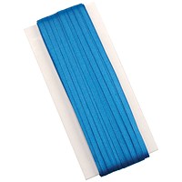 5 Star Legal Tape Braids, Silk, Suitable for Wills, 6mm x 50m, Blue