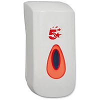 5 Star Medium Liquid Soap Dispenser, 0.9 Litres