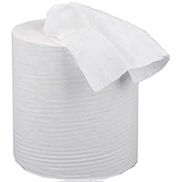 5 Star Centrefeed Tissue Refill, 2-Ply, White, 6 Rolls