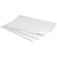 5 Star C4 Gusset Envelopes, 25mm Gusset, Peel and Seal, White, Pack of 125 5 Star C4 Gusset Envelopes, 25mm Gusset, Peel and Seal, White, Pack of 125