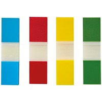 5 Star Index Flags, 4 Bright Colours, Pack of 5 x 35