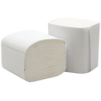 5 Star Bulk Pack Folded Toilet Tissue, 1-Ply, 250 Sheets per Sleeve, 36 Pack