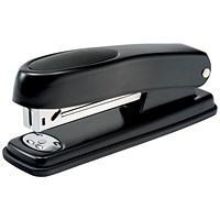 5 Star Half Strip Stapler, 20 Sheet Capacity, Black