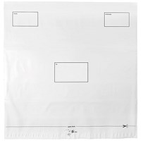 5 Star DX Envelopes, Waterproof, 475x440mm, Peel & Seal, White, Pack of 100