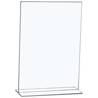 5 Star Sign Holder, Portrait, Stand Up, A4, Clear