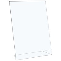 5 Star Sign Holder, Portrait, Slanted, A4, Clear