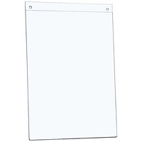 5 Star Wall Display Sign Holder, Portrait, A4, Clear