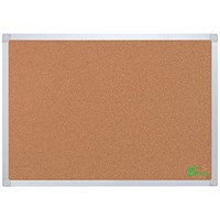 5 Star Cork Board with Wall Fixing Kit, Aluminium Frame, W1200xH900mm