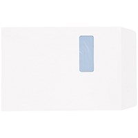 5 Star C4 Envelopes with Window, White, Press Seal, 90gsm, Pack of 250