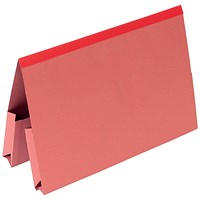 Guildhall Double Pocket Wallet, 315gsm, A4/Foolscap, Red, Pack of 25