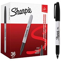 S0945720, Sharpie Fine Tip Black Marker Pen