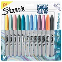 Sharpie Permanent Marker Mystic Gems (Pack of 12)