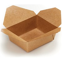 Deli Box Fold Top, Medium, Kraft, Pack of 300