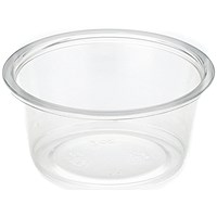 Portion Control Polypropylene Pot, 56ml, Clear, Pack of 2500