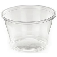 Portion Control Polypropylene Pot, 113ml, Clear, Pack of 2500