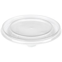 Round Polypropylene Lid, Assorted Sizes, Clear, Pack of 300