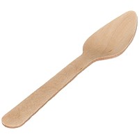 Edenware Wooden Teaspoons, Pack of 1000