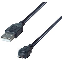 Connekt Gear USB A to Micro USB B Cable, 2m, Pack of 5