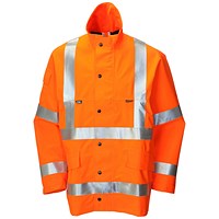 Gore-Tex Foul Weather Jacket, Orange, Small